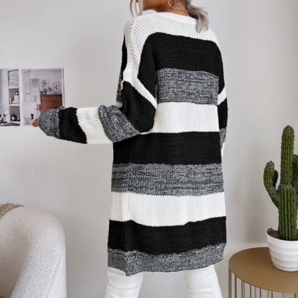 STRIPED CARDIGAN - Picture 2 of 7